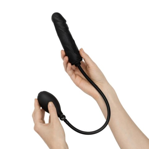 Anal Collection - Inflatable Dildo with Pump 14,5 cm - Black Easytoys