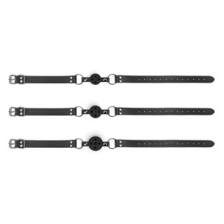 Bedroom Fantasies - Set of 3 Ball Gags Black Bedroom Fantasies