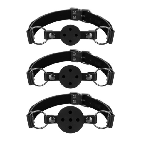 Bedroom Fantasies - Set of 3 Ball Gags Black Bedroom Fantasies