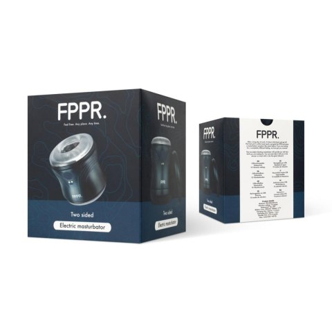 FPPR. - 2 Sided Vibrating Masturbator Blue FPPR.