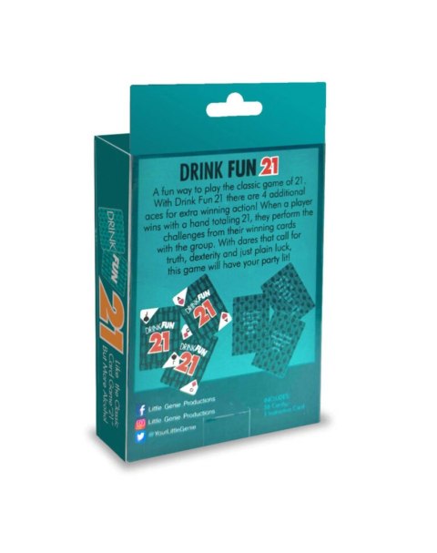 Drink Fun 21, Card Game LITTLE GENIE PRODUCTIONS
