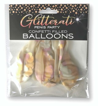 GLITTERATI, Penis Confetti Balloons LITTLE GENIE PRODUCTIONS