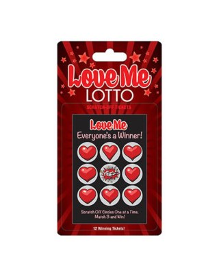 Love Me Lotto - 12 unique tickets LITTLE GENIE PRODUCTIONS