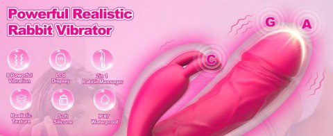 Rabbit G-Spot & Clitoral Dual Stimulation Vibrator B - Series Cute