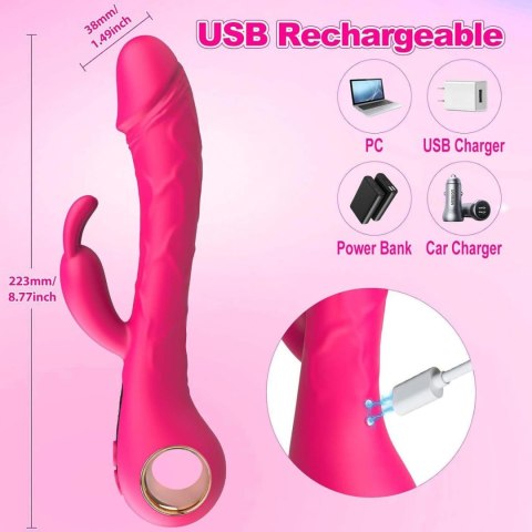 Rabbit G-Spot & Clitoral Dual Stimulation Vibrator B - Series Cute