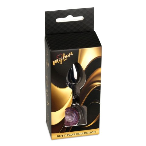 MyLove Toys - Jewellery Dark Silver PLUG- Rose MyLove Toys