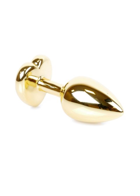 MyLove Toys - Jewellery Gold Heart PLUG- Pink MyLove Toys