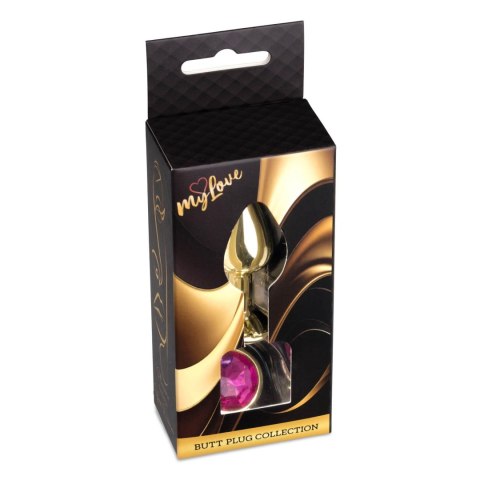 MyLove Toys - Jewellery Gold PLUG- Pink MyLove Toys