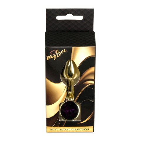MyLove Toys - Jewellery Gold PLUG- Purple MyLove Toys