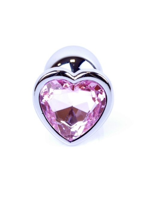 MyLove Toys - Jewellery Silver Heart PLUG- Rose MyLove Toys
