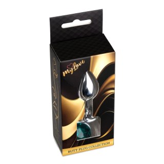 MyLove Toys - Jewellery Silver PLUG- Green MyLove Toys