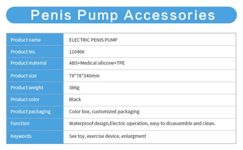 Pompka- PASSION PUMP, PREMIUM RECHARGEABLE AUTOMATIC WATERPROOF LCD PUMP B - Series Power