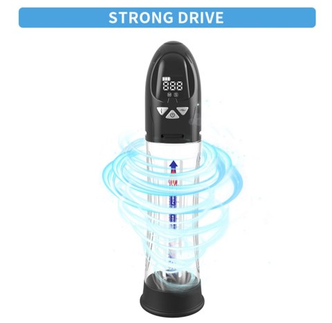 Pompka- PASSION PUMP, PREMIUM RECHARGEABLE AUTOMATIC WATERPROOF LCD PUMP B - Series Power