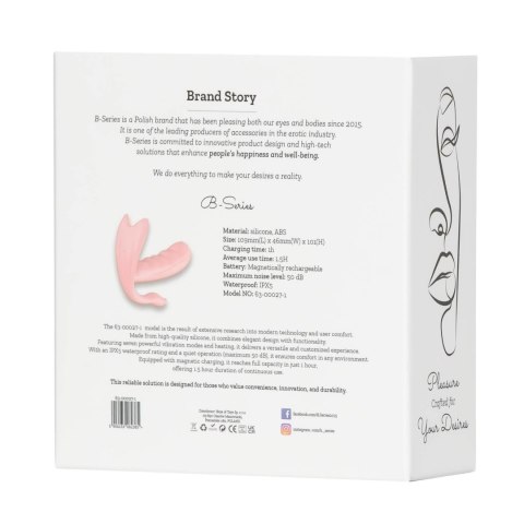 Silicone Vibrator 7 vibration modes - Heating + APP B - Series Fox