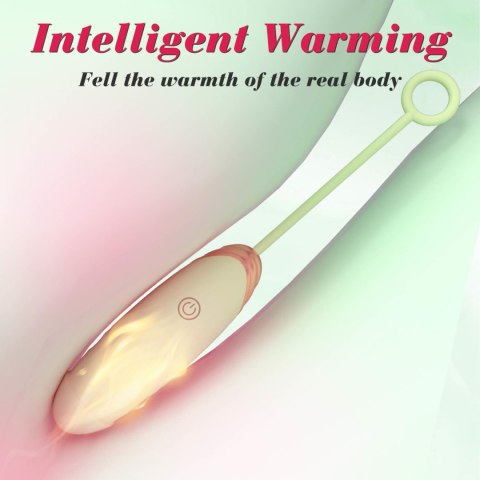 Vibrating Silicone Love EGG USB 7 vibration and thrust functions / Remote control Green B - Series Fox