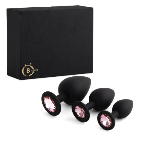 Jewellery - Silicone PLUG - SET Black B - Series HeavyFun