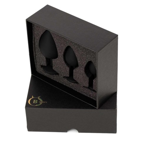 Jewellery - Silicone PLUG - SET Black B - Series HeavyFun