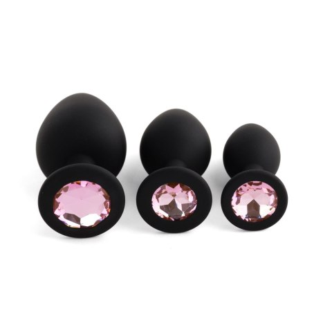 Jewellery - Silicone PLUG - SET Black B - Series HeavyFun
