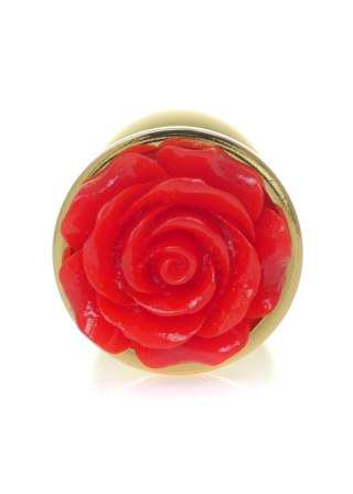 MyLove Toys - Jewellery Gold PLUG ROSE- Red MyLove Toys