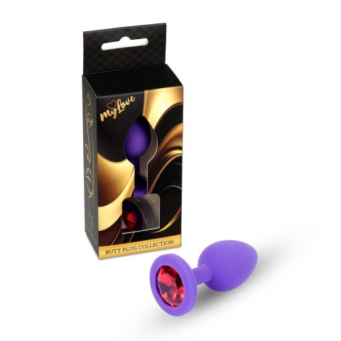 MyLove Toys - Jewellery Purple Silicone PLUG Small MyLove Toys