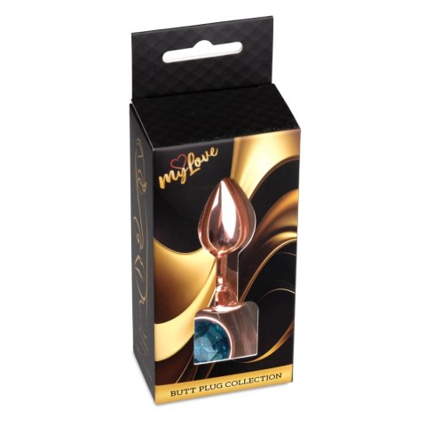 MyLove Toys - Jewellery Red Gold PLUG- Light Blue MyLove Toys