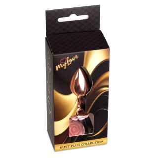 MyLove Toys - Jewellery Red Gold PLUG ROSE- Peach MyLove Toys