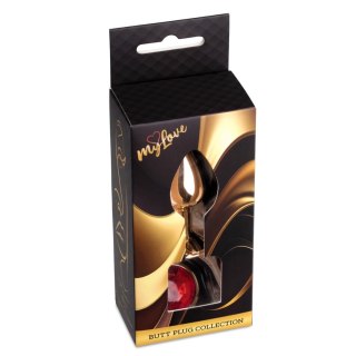 MyLove Toys - Jewellery Red Gold PLUG- Red MyLove Toys
