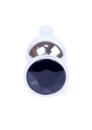 MyLove Toys - Jewellery Silver BUTT PLUG- Black MyLove Toys