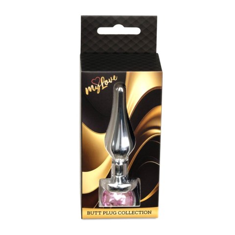 MyLove Toys - Jewellery Silver BUTT PLUG- Rose MyLove Toys