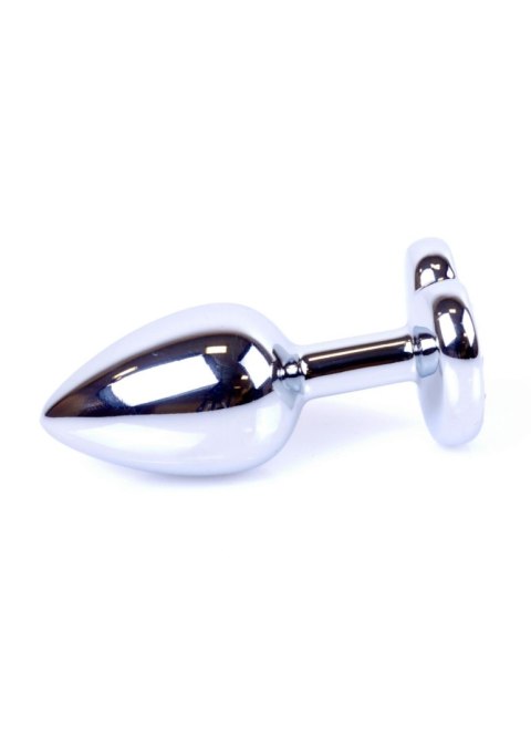 MyLove Toys - Jewellery Silver Heart PLUG- Dark Blue MyLove Toys