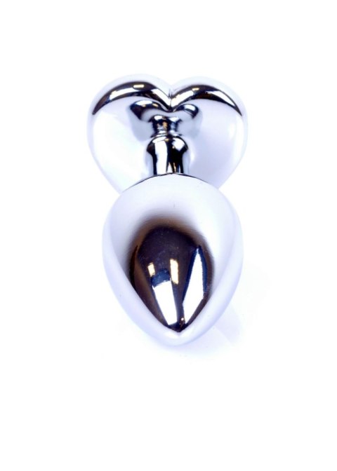 MyLove Toys - Jewellery Silver Heart PLUG- Red MyLove Toys