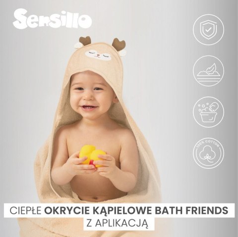 BATHFRIENDS OKRYCIE KĄPIELOWE 100x100 SARENKA BEIGE