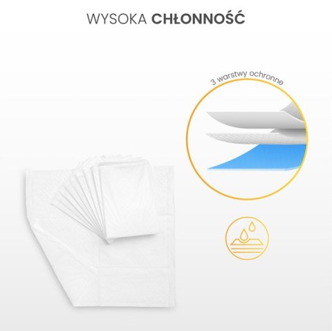 PODKŁAD JEDNORAZOWY PREMIUM 60x90 OP 10 SZT