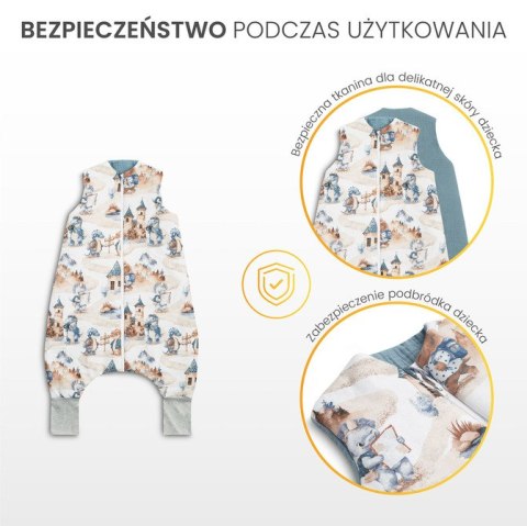 ŚPIWOREK DO SPANIA OCIEPLANY XL SMOKI JEANS TOG 2.5