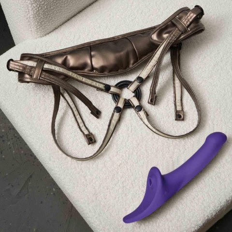 MULTI ORGASM DILDO - L - PURPLE TR Strap-on-me