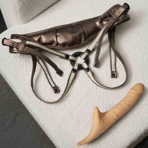 MULTI ORGASM REALISTIC DILDO - M - VANILLA TR Strap-on-me