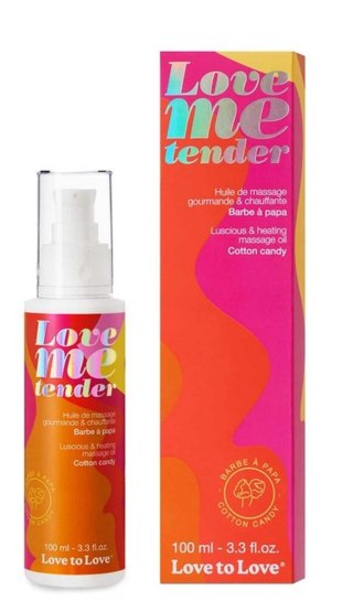 LOVE ME TENDER - MASSAGE OIL - COTTON CANDY 100ML / 3.3FL.OZ. Love to Love