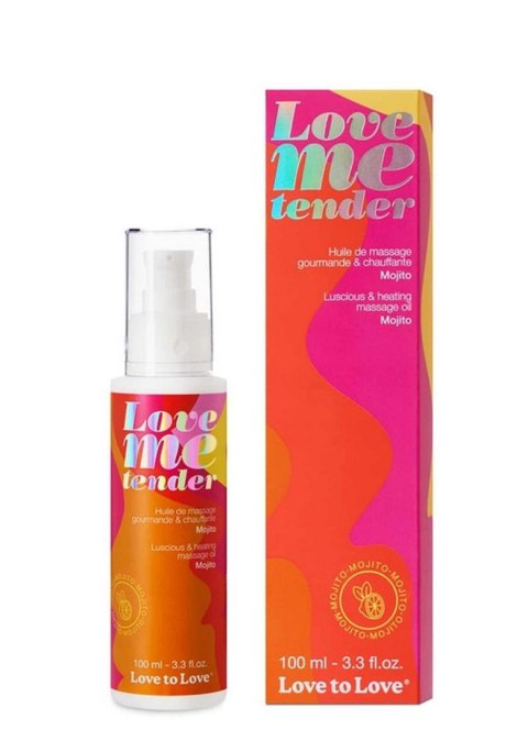 LOVE ME TENDER - MASSAGE OIL - MOJITO 100ML / 3.3FL.OZ. Love to Love
