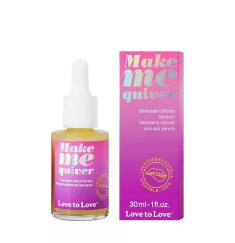 MAKE ME QUIVER - WOMEN'S CLITORAL AROUSAL SERUM - 30ML / 1FL.OZ. Love to Love