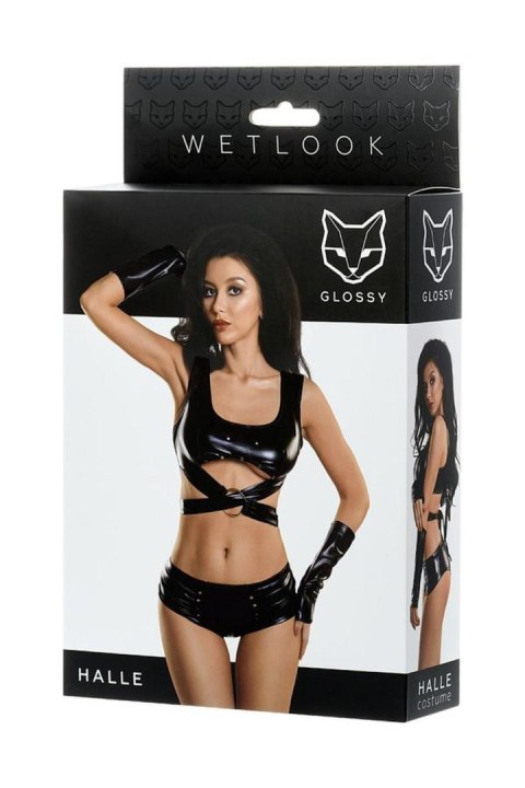 Glossy Sexy set of 3 HALLE - black L Glossy