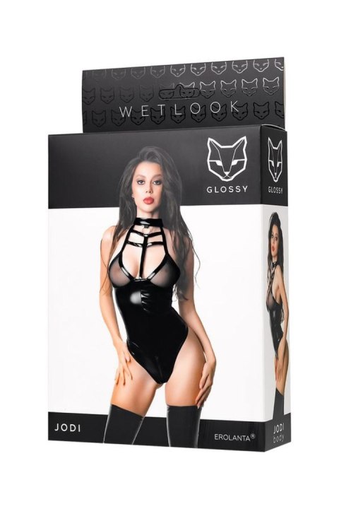 Wetlook body Jodi - black M Glossy