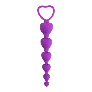 ANAL BEADS purple heart Fantasy