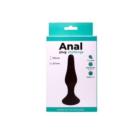 ANAL PLUG Black medium Fantasy