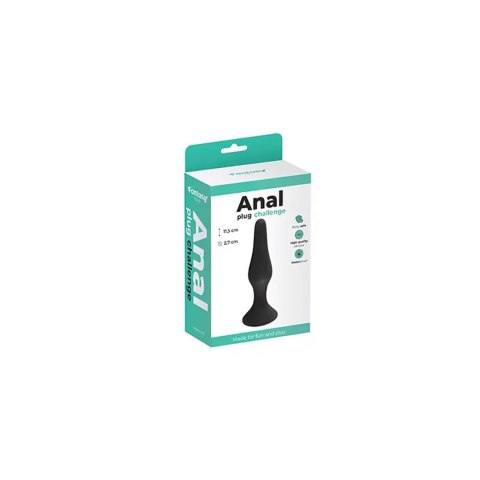 ANAL PLUG Black medium Fantasy