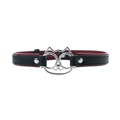 Adjustable collar with cat face. Fantasy