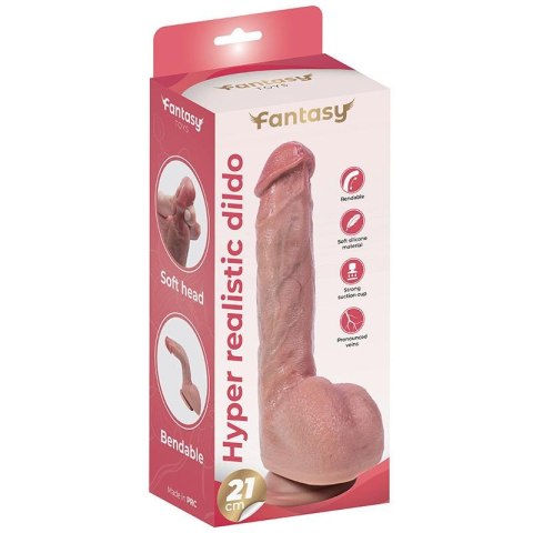 Flexible Hyper-Realistic Silicone Dildo 21 cm Fantasy