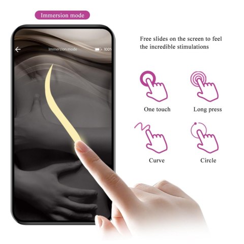 PRETTY LOVE - Nymph, 12 vibration functions Mobile APP Long-distance Control, ABS, 1 AAA battery Pretty Love