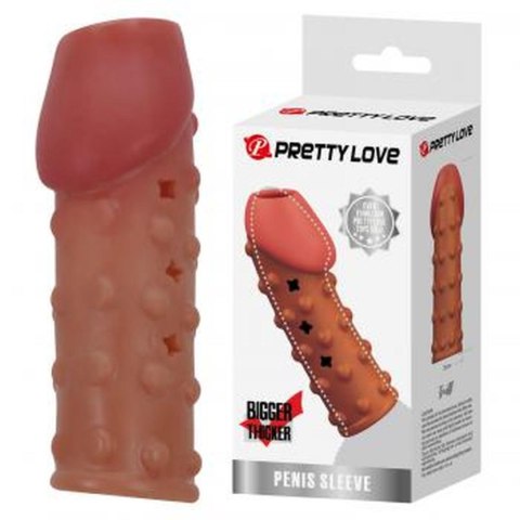 PRETTY LOVE Penis Sleeve, TPR, Waterproof Pretty Love