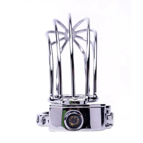 Stainless Steel Penis Cage 2 with Advanced Locking Mechanism Fantasy