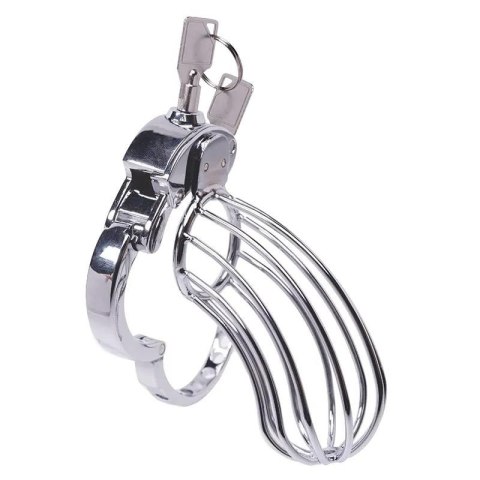 Stainless Steel Penis Cage 2 with Advanced Locking Mechanism Fantasy